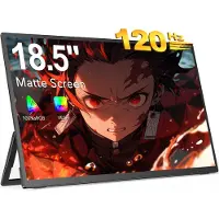 Uperfect Portable Monitor 185E04 18.5" FHD 120Hz draagbaar monitor IPS 100% sRGB draagbaar scherm with Dual USB-C/VESA Mount,for Laptop/Switch/MacBook (VESA Mount )