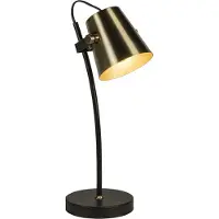Lumidora Tafellamp 74817 - BRESCIA - E14 - Zwart - Goud - Messing (kleur) - Metaal