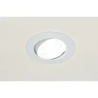 Lumidora Inbouwspot 70806 - DALLAS - GU10 - Wit - Metaal - ⌀ 8.5 cm