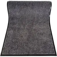 JYG Cleanwash grijs grote deurmat - 4 zijdenafwerking - 120x240cm