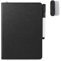AGM Uitwisbaar notitieboek - Whiteboard notitieblok - A5 - Zwart