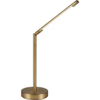 Lumidora Tafellamp 74871 - BERDIEN - Ingebouwd LED - 4.0 Watt - 380 Lumen - 2700 Kelvin - Goud - Messing (kleur) - Metaal - Met dimmer - ⌀ 13 cm