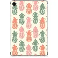 B2Ctelecom Back Cover voor Samsung Galaxy Tab A9 Plus Tablet Cover Ananas