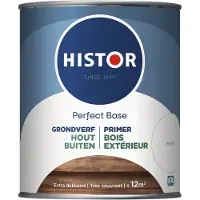 Histor Perfect Base Grondverf Hout Buiten Wit 750ml