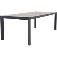Van der Garde Tuinmeubelen Kings aluminium tuintafel 220x100 cm. - Antraciet