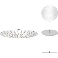 The Living Store Living Store douchekop, roestvrij staal, 40 cm, rond