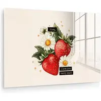 MuchoWow Aardbeien - Madeliefjes - Quote - Sterretjes