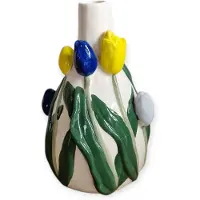 DK Design Daan Kromhout - Vaas - Bloemenvaas - Tulpen - Dutch - 14x13x22 - Keramiek
