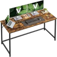 Mazazu - Bureau - Computerbureau - Bruin/Zwart - 140x60x75
