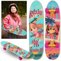 Sarcia.eu PAW PATROL Skye Liberty Houten skateboard voor kinderen 61cm, antislip, licht en stabiel 20-50kg