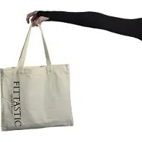 Fittastic Sportswear Totebag 2.0 - Draagtas Katoen - Beige