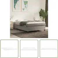 vidaXL Dekmatras - Comfortabele Matras - Matrastopper 140x210x5 cm - Topmatras - Koudschuim Matras - Matras Bescherming