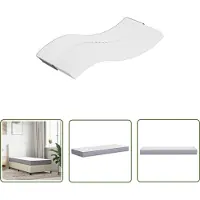 vidaXL Kindermatras - Schuimmatras - Schuimmatras voor kinderen middelzacht 80x160 cm - Tweezijdig Matras - Matras 80x160 - Matras Voor Bed