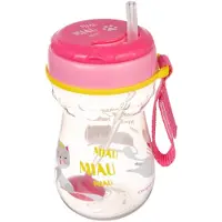 Canpol Babies | Innovative Cup met Flip-top Rietje | 350 ml | 9m+ | Roze