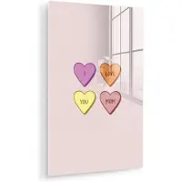 MuchoWow Hartjes - Pastel - Liefde - Moeder
