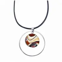 Charme Bijoux Ketting -Janice -bruin -45 cm -