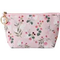 Juleeze Toilettas Dames 21x5x13 cm Roze Synthetisch Bloemen
