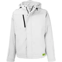 TMG KULT WORKER SOFTSHELL WINTER Softshell Werkjas HEREN Veiligheidsjas Wit - Winddicht - 3M Reflecterend - Winter Gevoerd