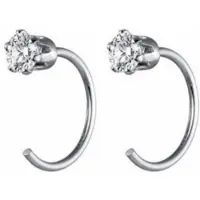 Charme Bijoux Oorbellen- Zilver- Zirkonia -