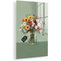 MuchoWow Bloemen - Vaas - Kaartje