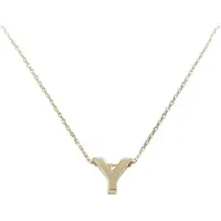 Christian Gouden ketting met y hanger