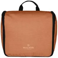 Walker Toilettas / Make-up tas / Vegan / IBIZA van / Trolleyvak / Ophang lus / Geïntegreerde haak om bijv. aan de spiegel te hangen / Groot hoofdvak / 4 insteekvakken / 2 ritsvakken / Kleur: Coconut