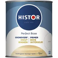 Histor Perfect Base Grondverf Hout Binnen Wit 750ml
