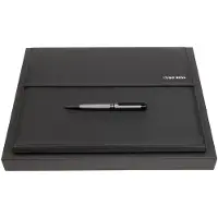 HUGO BOSS Schrijfmappen Pinstripe Writing Set Black Zwart