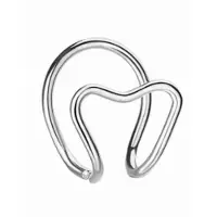 Charme Bijoux Earcuff zilverkleurig-hart-1 stuks -