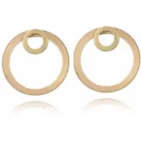 Charme Bijoux Oorbellen- Goudkleurig- Rond-
