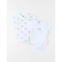 Noukie'S - Romper - 2 Pack - Korte mouwen - Unie - 1 maand 56