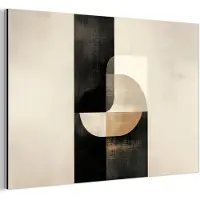 MuchoWow Aluminium schilderij 180x120 cm - Wanddecoratie metaal - Modern - Vierkant - Vormen - Metalen muurdecoratie woonkamer - Decoratie industrieel - Foto op dibond - Industriële accessoires slaapkamer
