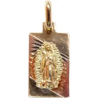 Christian Tricolor gouden beschermheilige hanger