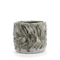 Serax Bloempot Bladeren Groen-Multicolour D 30 cm H 26,5 cm