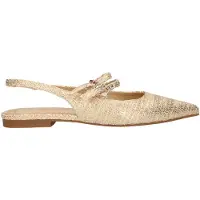 La strada 2401666-4343 gold dames instappers gekleed