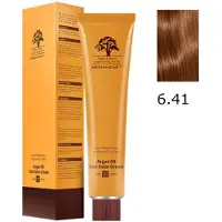 Arganmidas Marokkaanse Arganolie Haarkleur Crème 6.41 / Haarkleur Donker As Koper Blond 100 ml