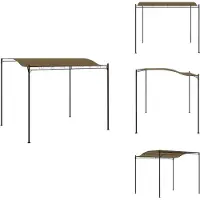 vidaXL Paviljoen 3x2,4 m, taupekleurig, 180 g/m² - Paviljoenen & feesttenten
