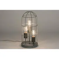 Lumidora Tafellamp 72856 - RAILEY - 3 Lichts - E27 - Grijs - Betongrijs - Metaal - ⌀ 20 cm