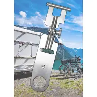 MUFU Ophanghaken Voor Aan de Luifel Van Camper, Caravan en Camperbus - RVS - Zilvergrijs - 2 Haken