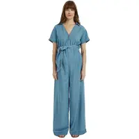 Vertbaudet Ruime jumpsuit met korte mouwen voor zwangerschap en borstvoeding in lyocell
