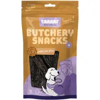 Braaaf 10x Hondensnack Butchery Lamb Liver Bites 120 gr