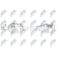 NTY NPW-WW-145 Aandrijfas