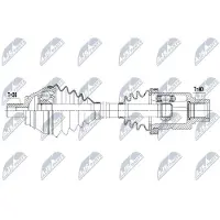 NTY NPW-WW-127 Aandrijfas