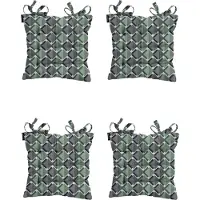 Madison - Zitkussen - Universeel - 4 stuks - 46 x 46 cm - Siem Green - Tuin - Toscane