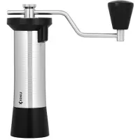 Kinu M47 Rebel Single Dose Koffiemolen handmatig - Zwart/Zilver