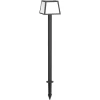Eglo Solar Prikspot met sensor | Vierkant | Zwart | Altilia | 3000K | 7.5W | 106 cm