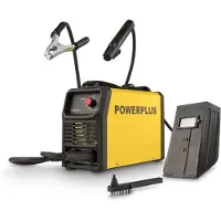 Powerplus elektrisch lasapparaat POWX481 - 10A - 160A lasstroom met stalen borstel/lashamer