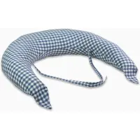 Mobiclinic Aura - Voedingskussen XXL - Zwangerschapskussen - 3 in 1 - 105 cm - Zijslaapkussen - Verstelbare touwen - Machinewasbaar - Vichy print - 60 x 180 cm