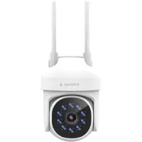 Gembird Beveiligingscamera - Buitencamera - Draaibaar - 2K QHD - WIFI - Met speaker - Werkt met Tuya Smart Life App