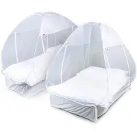Deconet Klamboetent Pop Up I & II White 200 x 100 x 120 cm